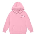 thumbnail image 5 of 7-8 Years Child Baby Girl Outfits Toddler Fall Winter Pajama Set Clothes Cute Long Sleeve Sweatshirt Tops Pants Set Infant 2Pcs Clothing Girls Hooded Sweatshirt And Sweatpants, 5 of 6