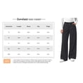 thumbnail image 7 of Sundazz Women's Stretchy Wide Leg Jeans Elastic Waist Knit Denim Pants with Seamed Front, 7 of 7