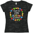 thumbnail image 3 of Inktastic I Love My Son Autism Awareness Women's T-Shirt, 3 of 5