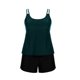 thumbnail image 1 of Trajes de baño para mujer Traje de baño para mujer Camiseta sin mangas lisa Traje de baño de dos piezas con pantalones cortos Trajes de baño para mujer Trajes de baño para mujer Trajes de baño de moda, 1 of 2