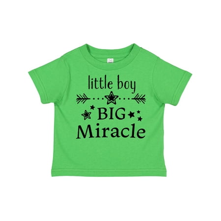 

Inktastic Little Boy Big Miracle Gift Toddler Boy Girl T-Shirt