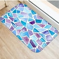 thumbnail image 4 of Colorful Geometric Abstract Doormat Non-Slip Printed Soft Flannel Carpet Decor Nordic style Floor Door Mat for Hallway, 4 of 6