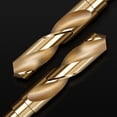 thumbnail image 3 of Wuweikeji HSS Cobalt Blacksmith Drill Bit Enhanced Hardness and Heat Resistance Gold Color Compatible with Most Drill Machines, 3 of 6