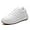 White Knit, variant on Women’s Chunky Platform Sneakers | Orthopedic Walking Shoes with Arch Support | Breathable Knit Uppers | Casual Shoes with Non-Slip Rubber Outsole | Perfect for Travel, Shopping | White Tennis Shoes