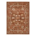 thumbnail image 3 of Unique Loom Oslo Collection Area Rug - Osterbro (7' x 10' Rectangle Brick Red/Beige), 3 of 7