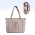 thumbnail image 2 of ibiyuan Women'S Crossbody Handbags Zipper Quilted Laptop Shoulder Tote Bag for Women, Spacious Designer Carryall Purse for Daily Work Travel Use Gift For Women, 2 of 5