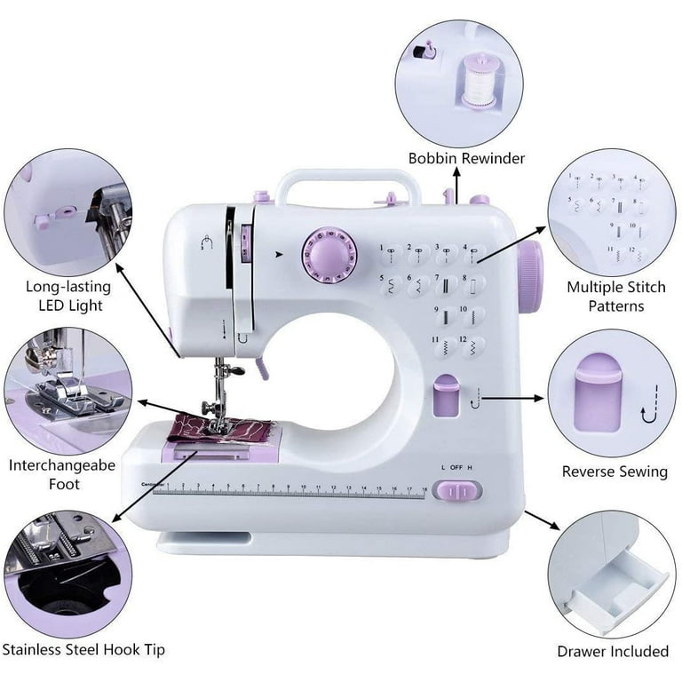 Viferr Portable Sewing Machine, Size: Small