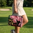 thumbnail image 4 of Psesaysky Golf Cart Seat Covers, Golf Cart Seat Towel Blanket with Handle, Foldable, Soft and Comfortable, Suits EZGO, Yamaha, Club Car and Other 2-Seat Carts, 51"x 30.3", Vintage Tropical Hibiscus, 4 of 8