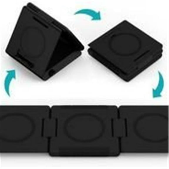 Ampere UNBBK331- WCABAKX5 Unravel Wireless 3 Panel, Charger & Travel Case, Black