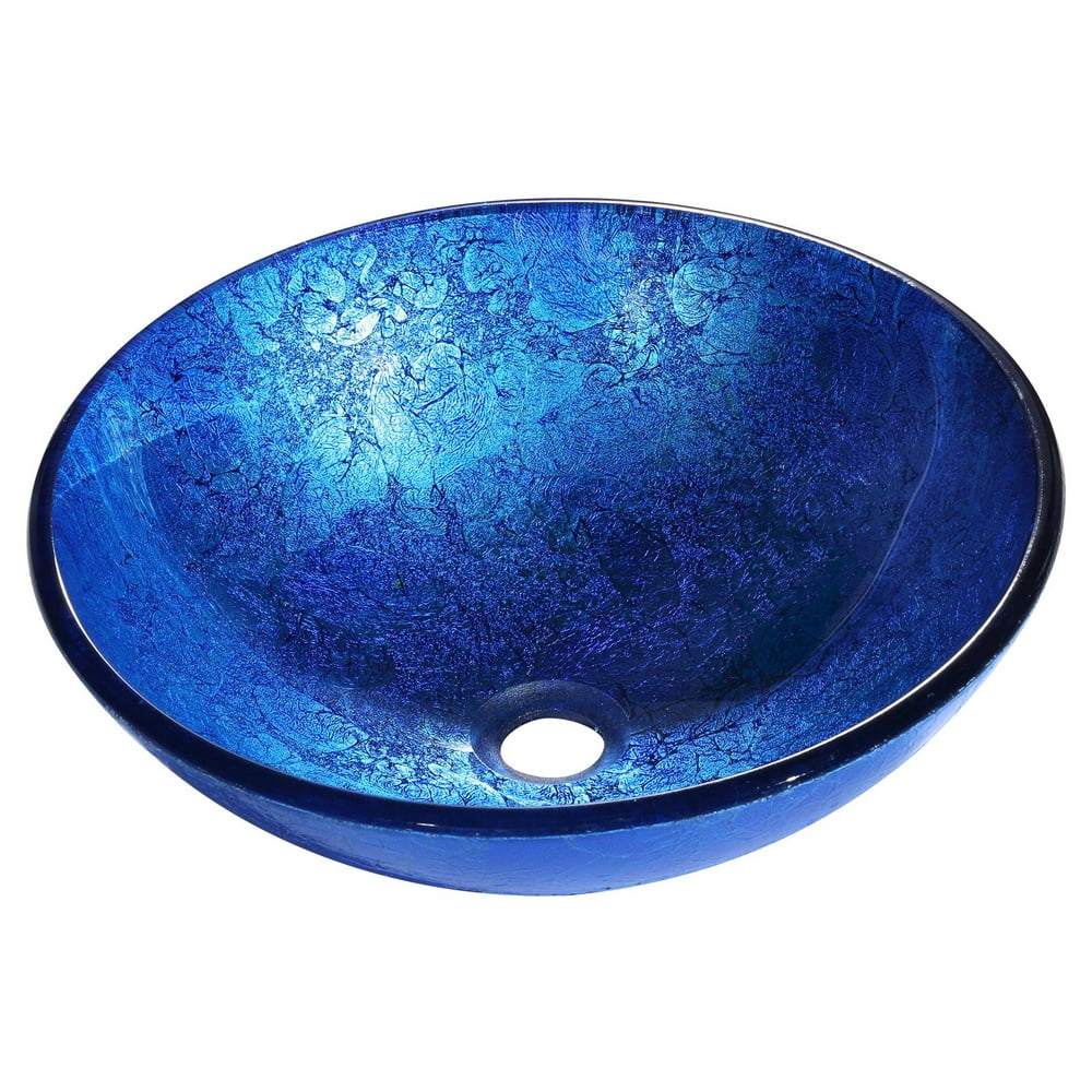 Divant Royal Blue Glass Vessel Sink