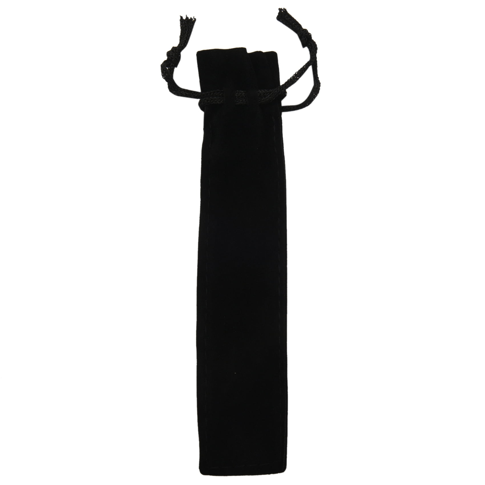 300 Pcs Black Velvet Pen Pouch Sleeve Holder Single Pen Bag Case Pencil Bag