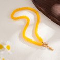 thumbnail image 3 of NICKSUN Dopamine Color Disc Beaded Choker with Gold Fish Pendant, Ocean Style OT Toggle Clasp Necklace, 3 of 9