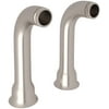 Rohl Ar00380 Deck Unions For Tub Fillers - Nickel