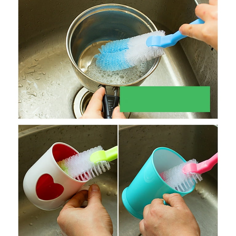 30.5CM Long Bottle Brush Cleaner Flexional Bottle Cleaning Brush Water  Bottle Cleaner Washer Tool for Water Bottles Cup Tumblers Or Wine  Stemware(Random Color) 