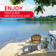 thumbnail image 4 of YOWPSY 24" Aquatic Weed Rake, No Assembly Required, 8.6" Steel Rod Lake Weed Cutter, One-Piece Welding, Lake Weed Rake for Pond Beach Landscaping, Perfect Tie Hole, 30ft Thicker Rope and Net, Black., 4 of 6