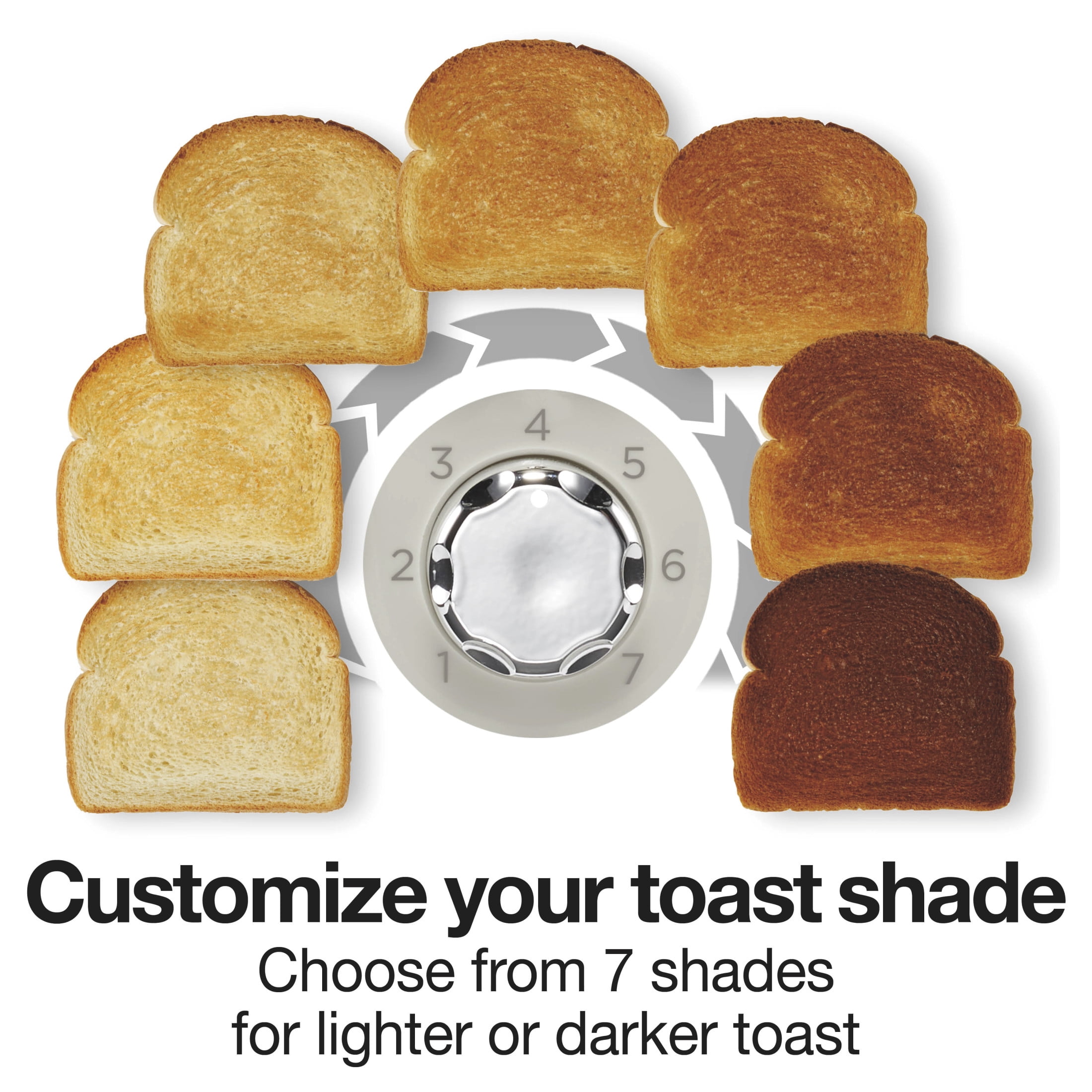 Proctor Silex 2-Slice Toaster, Wide Slots, 3 Preset Functions