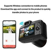 Digital Camera, 4K 64MP Digital Video Camera With 3 Inch IPS Screen16x Digital Zoom HD NightVision, 4800mAh Cordless Dual Cameras Camcorder For Recording Life