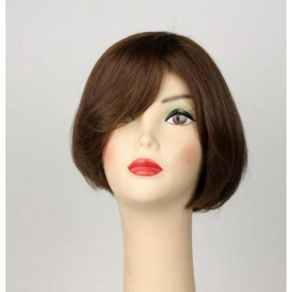 European Human Hair Freeda Wig Medium Brown-Auburn Dorothy Size S
