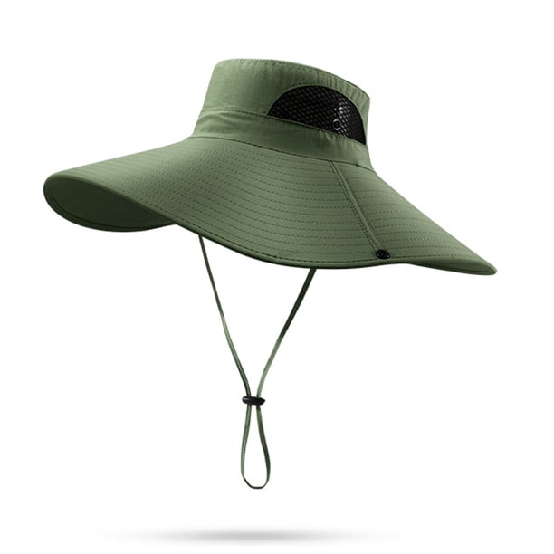 Sombrero de pescador de 60 cm de circunferencia, de secado rápido, para exteriores, con protección solar ultravioleta, transpirable