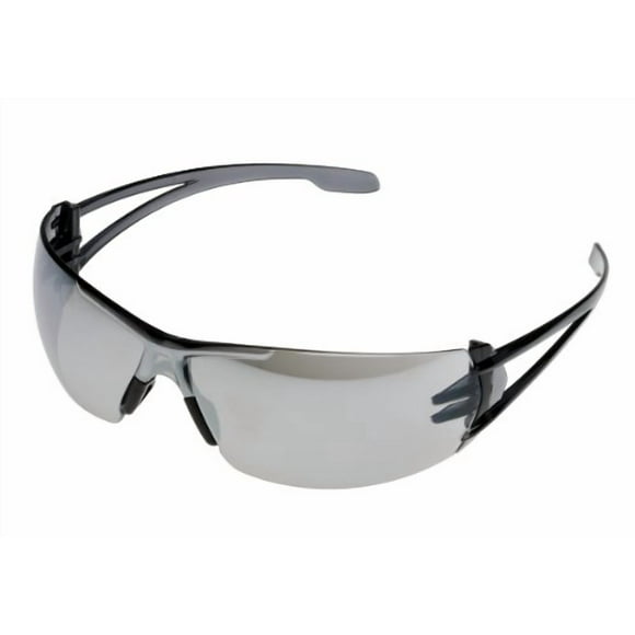 Gateway Safety 278M Varsity Wraparound Eye Safety Glasses, Silver Mirror Lens, Gray Temple