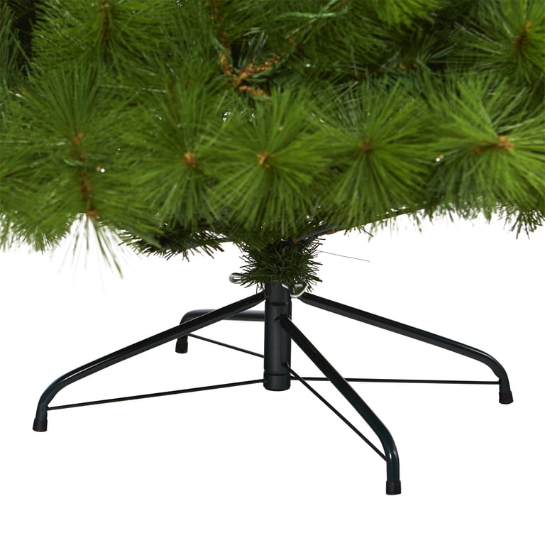6 Green Scotch Pine Artificial Christmas Tree With 300 Clear Led