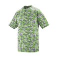 thumbnail image 2 of Augusta Sportswear Polyester Digi Print Two-Button Short-Sleeve Teamwear Jersey Men's 1555, 2 of 3