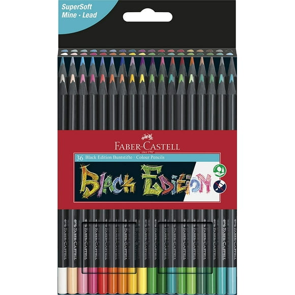 Faber-Castell Edicion Negra 36 x Lapices de Colores Faber-Castell Faber-Castell