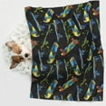 thumbnail image 6 of Yiaed Colorful Skateboard Print Dog Blankets-Cat Blanket Washable for Couch Protection,Puppy Blanket, Soft Plush Reversible Throw Furniture Protector-Medium, 6 of 8