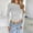 Grey, variant on Womens Cute Tops Crew Neck Tops Gold Womens Long Sleeve Tee Shirts Womens Basic Tops Fall Top Women
