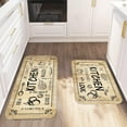 thumbnail image 2 of Kitchen Rules Kitchen Mat Set of 2, Kitchen Mats for Floor, Farmhouse Kitchen Rugs and Mats Non Skid Washable, Decorative Kitchen Floor Mats Non Slip, Kitchen Runner Rug Carpet 17x29 and 17x47 Inch, 2 of 6