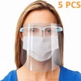 thumbnail image 1 of Visor de protección facial de 5 piezas con gafas de protección de plástico protector facial visor protector visor facial protección Adepaton LL-1417, 1 of 6