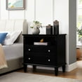 thumbnail image 4 of Side Table with Storage | Provide Charging and Hide Wires | Solid Wood and Premium MDF | Meet Power and Storage Demands, 4 of 5