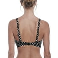 thumbnail image 2 of Fantasie Santa Monica Plunge Underwire Bikini Top (6722),38D,Black/White, 2 of 4