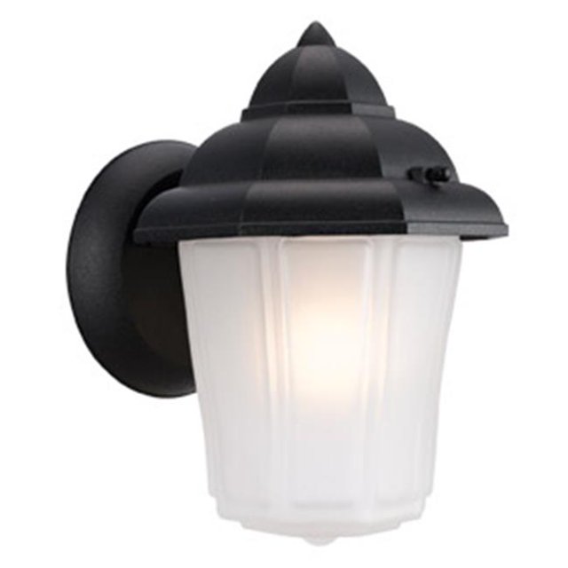 Maple Street Downlight Extérieur, 6 x 8.75 Po. Finition Aluminium Moulé sous Pression Noir