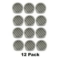 thumbnail image 2 of 12 Pack 2" Grey Round Plastic Louver Soffit Air Vent, 2 of 9