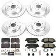 thumbnail image 3 of PowerStop Front and Rear Z23 Evolution Sport Carbon-Fiber Ceramic Brake Pad and Drilled & Slotted Rotor Kit Fits: CADILLAC Select Models K6390, 3 of 10