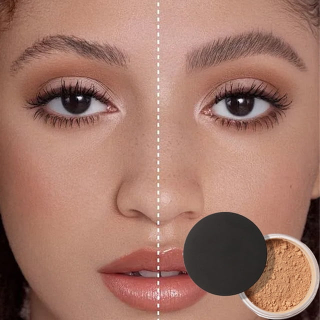 Oil Control Loose Face Powder Translucent Loose Setting Powder Shine Finishing Powder Sets Foundation Makeup Natural, Loose White