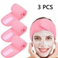 thumbnail image 2 of Diadema de spa facial - Envoltura de baño de ducha de maquillaje Diadema deportiva Tela de rizo Toalla elástica ajustable con velcro Vhermosa 221792-3, 2 of 4
