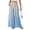 Light Blue, variant on Women's Ombre Gradient Palazzo Pants, High Waisted Wide Leg Long Trousers with Pockets, Casual Summer Beach Flowy Skirt Pants
