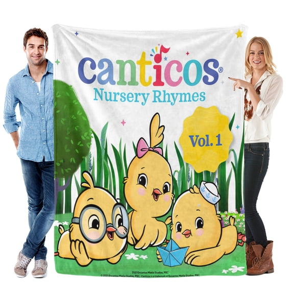 Throw Blanket for Canticos Bed Couch Soft Warm Flannel Blanket for Kids Boys Girls Gifts Home Decor 30x40 Inch