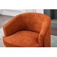 thumbnail image 3 of Luccalily Swivel Barrel Chair, Comfy Round Accent Sofa Chair for Living Room, 360 Degree Swivel Barrel Club Chair, Leisure Arm Chair for Nursery, Hotel, Bedroom, Office, Lounge, 3 of 12