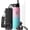 Bubblegum Princess, variant on General Water Bottle 40 oz Insulated with Straw, Stainless Steel Metal 3 Lids Water Flask for Sports or Office, Keep Cold 48H Hot 24H, Indigo Blue