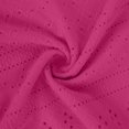 thumbnail image 7 of Fnooota Womens Summer Dresses with Pleated, Sleeveless Crew Neck Beach Casual Dresses Hot Pink Size 2XL, 7 of 7
