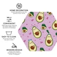 thumbnail image 3 of Lsque Different Avocados Pattern 4" Drink Coasters Set of 4, PVC Leather Absorbent Coasters, Table Coaster Set Decorative Coffee Cup Coasters Housewarming Gift -Hexagon, 3 of 6