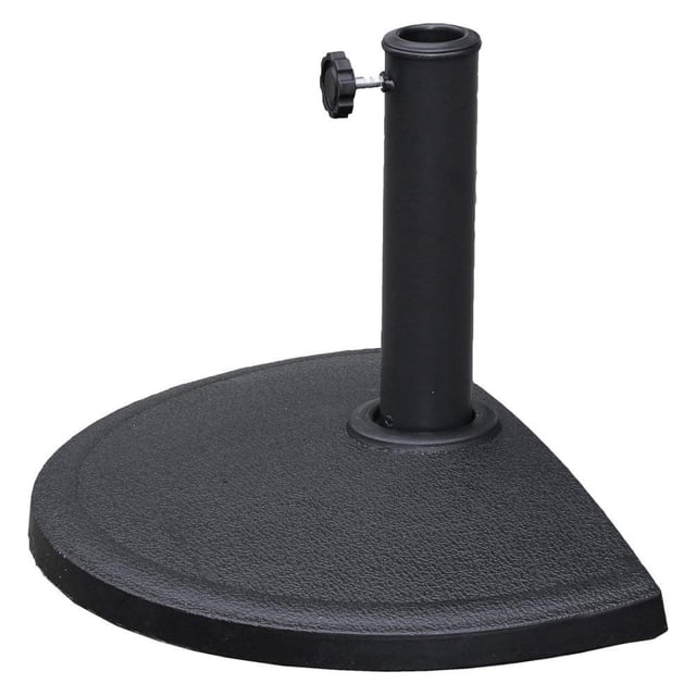 Soporte para Paraguas Semicircular de Resina International Caravan YF-BB012-BK-IC
