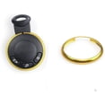 thumbnail image 4 of Oldbones Alumnium Smart Key Fob Ring Rim Trim Cover Replacement For R55 R56 R57 R58 R59 R60 In Azure Blue, 4 of 5