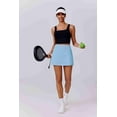 thumbnail image 3 of PINSPARK Tennis Skirts for Women V-Waisted Athletic Skort Quick Dry Golf Skirts with 2 Pockets Shorts, 3 of 8