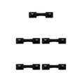 thumbnail image 3 of Justharion PVC Nylon Strap Armrest Grab Handle Canoe Kayak for Inflatable Black 31x7CM 5Set, 3 of 6