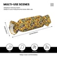 thumbnail image 3 of Salouo Sunflowers Vintage Pattern Cute Bolster Pillow,Cylindrical Pillow Long Pillow for Bed Round Side Pillow for Knee/Leg/Neck ,- Length 24.4" x 9.8" Diameter, 3 of 8