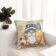 thumbnail image 6 of Honeii Hello Summer Cute Gnome Print Throw Pillow, Square Decorative Pillow Forms Soft Fluffy Plump Pillow Decorative Pillow Inserts,Couch Pillows-26"x26", 6 of 7